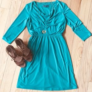 Donna Ricco Emerald Green Dress Size 6